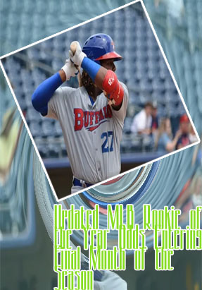 Current rookie of the year odds mlb