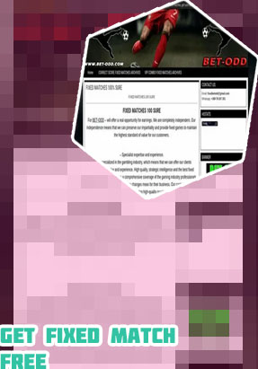 Free fixed match for today